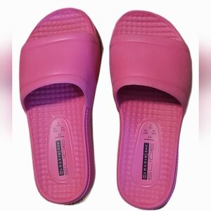Ramarim Brazilian Women's Pink Slide Sandals Resortwear Beach Vacation